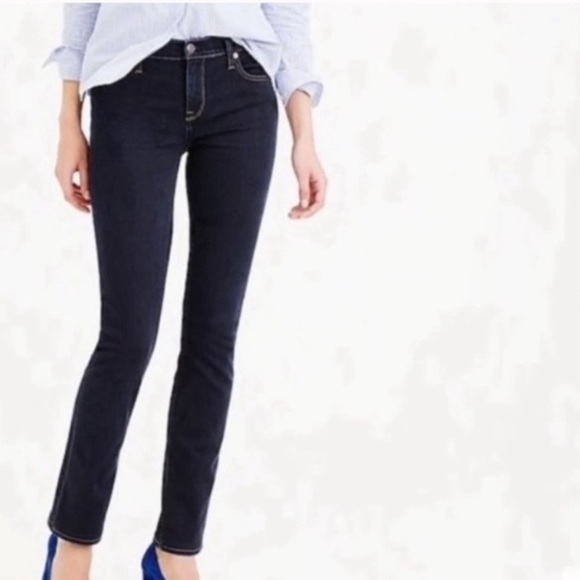 J. Crew Women’s 27S Matchstick Dark Wash Jeans - Picture 1 of 5